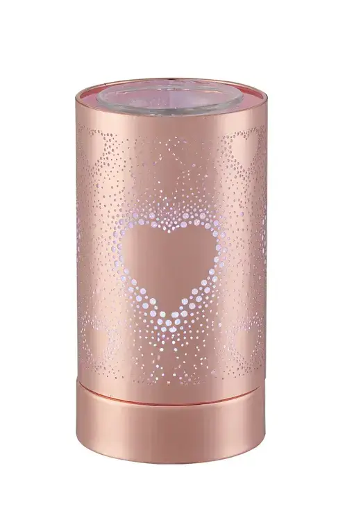 Rose Gold Heart - LED 8 Colour Changing Warmer