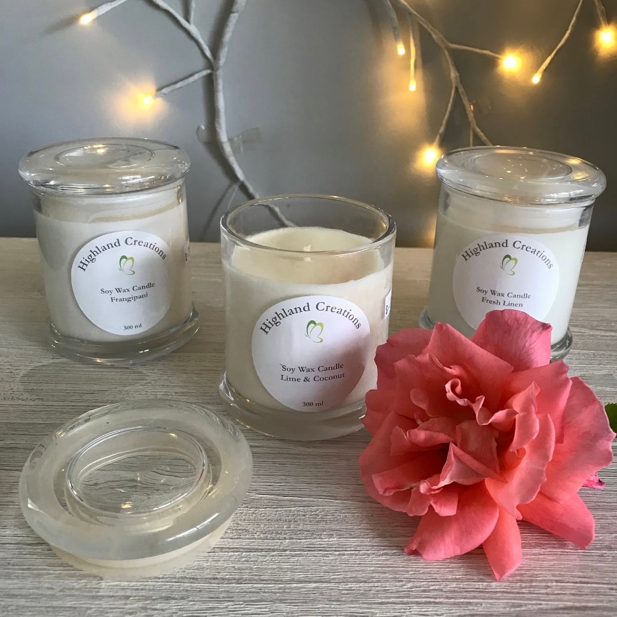 Candela Metro Glass Candle with Lid