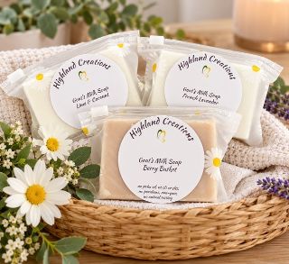 Goat's Milk Soaps | No Additives | All Natural | Made in New Zealand | Highland Creations