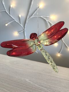 Rainbow Krystal Hanging Dragonflies | Highland Creations