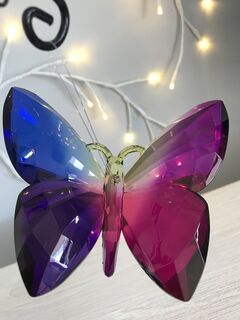 Rainbow Krystal Hanging Butterfly - A