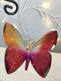 Rainbow Krystal Hanging Butterfly - C