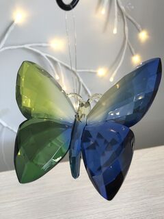 Rainbow Krystal Hanging Butterfly - E