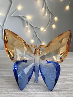 Rainbow Krystal Standing Butterfly - D