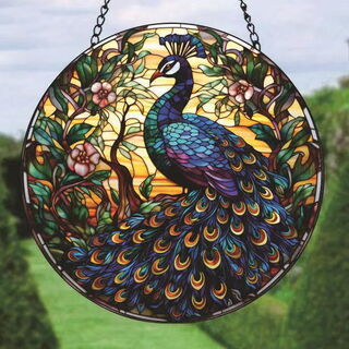Suncatcher - Peacock - Medium