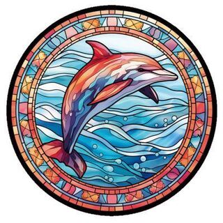 Suncatcher - Dolphin - Large