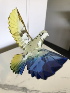 Rainbow Krystal Hanging Dove - B