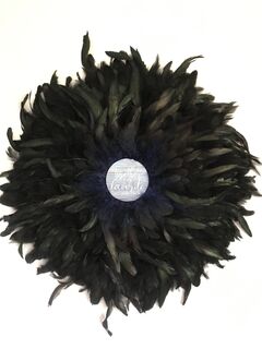 Black/Blue Feather 