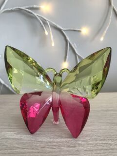 Rainbow Krystal Standing Butterfly - F