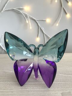Rainbow Krystal Standing Butterfly - J