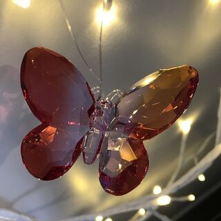 Rainbow Krystal Hanging Butterfly Small - C