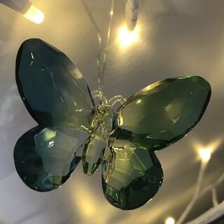 Rainbow Krystal Hanging Butterfly Small - E