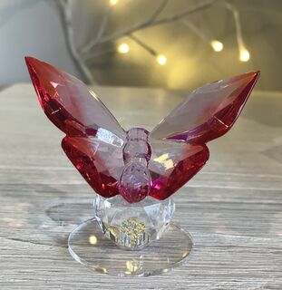 Rainbow Krystal Standing Butterfly Small - C