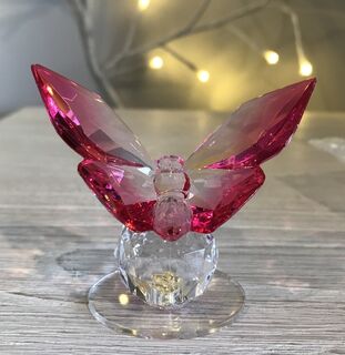 Rainbow Krystal Standing Butterfly Small - F