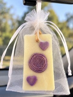 Purple Flower & Hearts